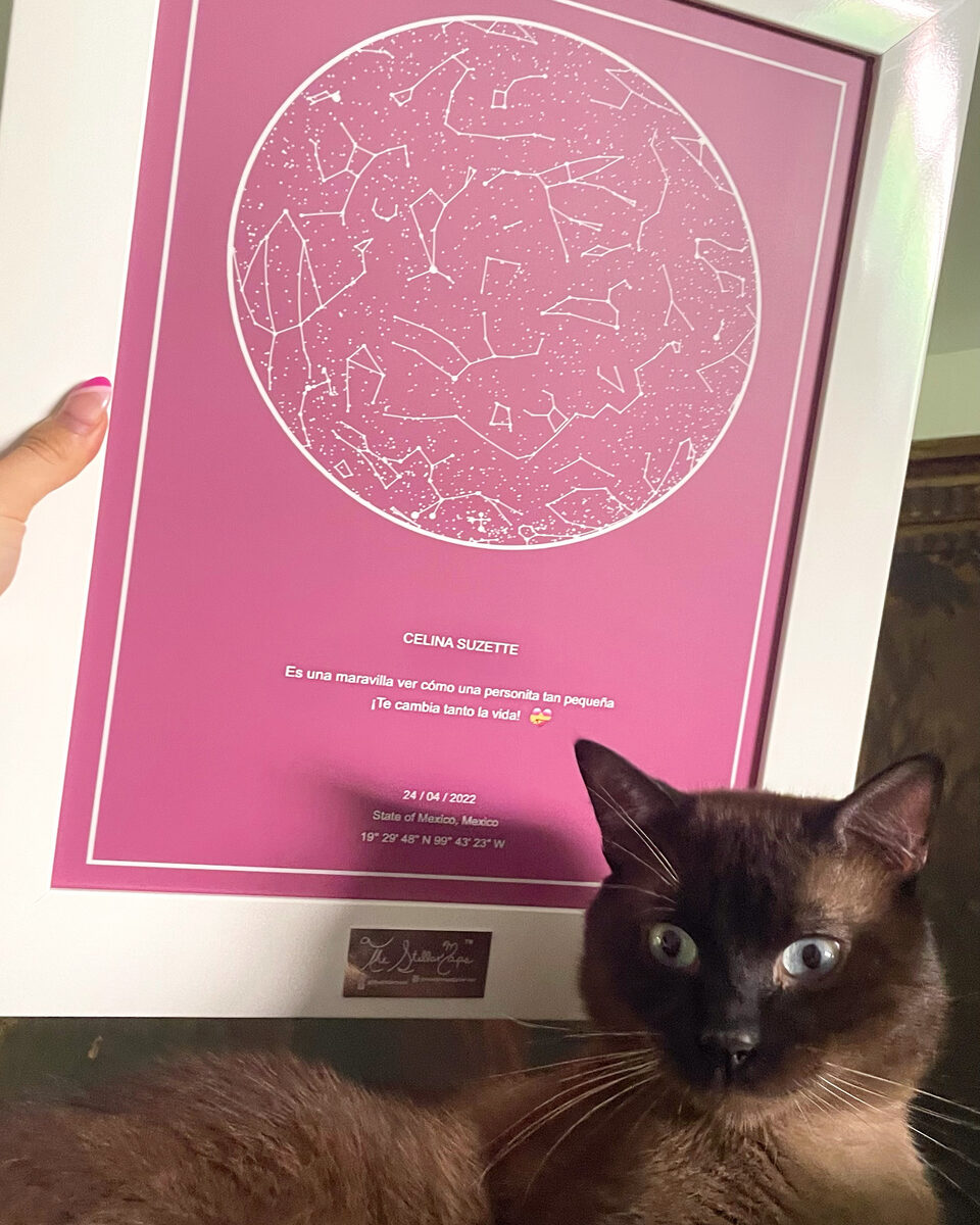Mapa estelar personalizado de The Stellar Maps