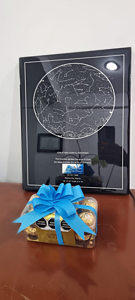 Mapa estelar personalizado de The Stellar Maps