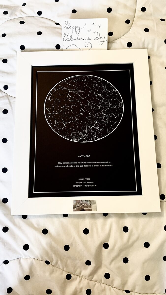 Mapa estelar personalizado de The Stellar Maps